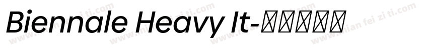 Biennale Heavy It字体转换